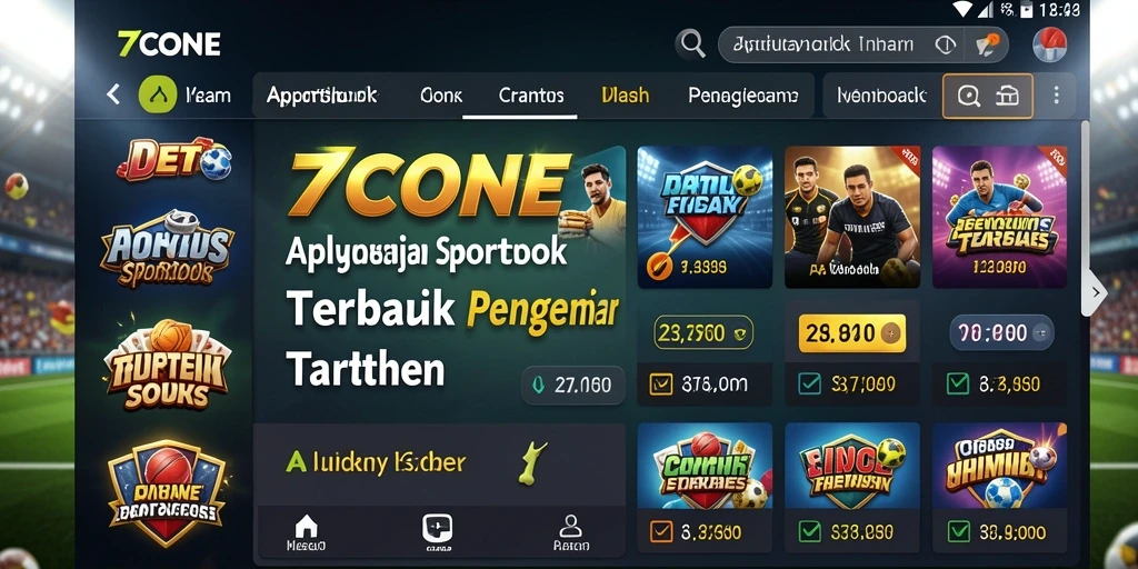 Tampilan utama gameplay <strong>7CONE</strong>, menampilkan pilihan taruhan yang menarik.