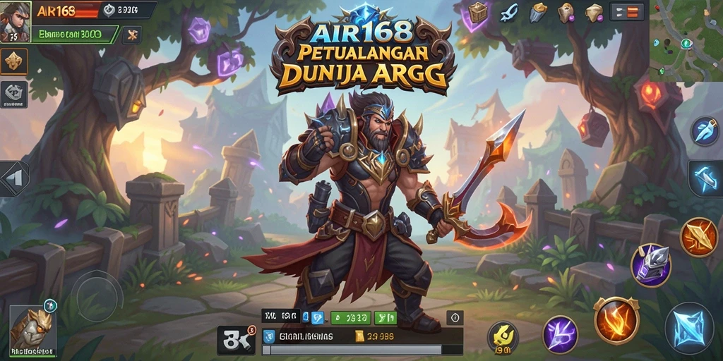 Tampilan epic gameplay ARPG dengan karakter dan monster menakjubkan.