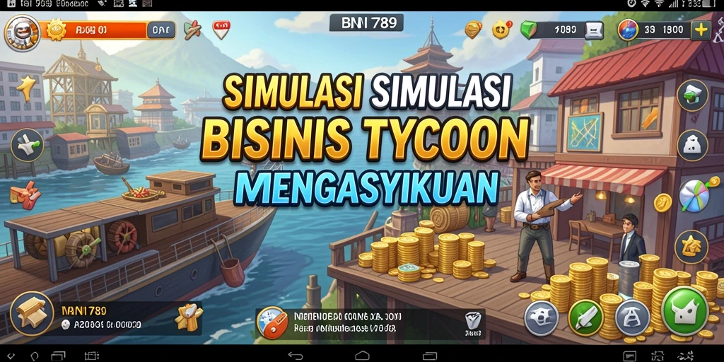 Tampilan gameplay BNI789 yang penuh warna dan dinamis.