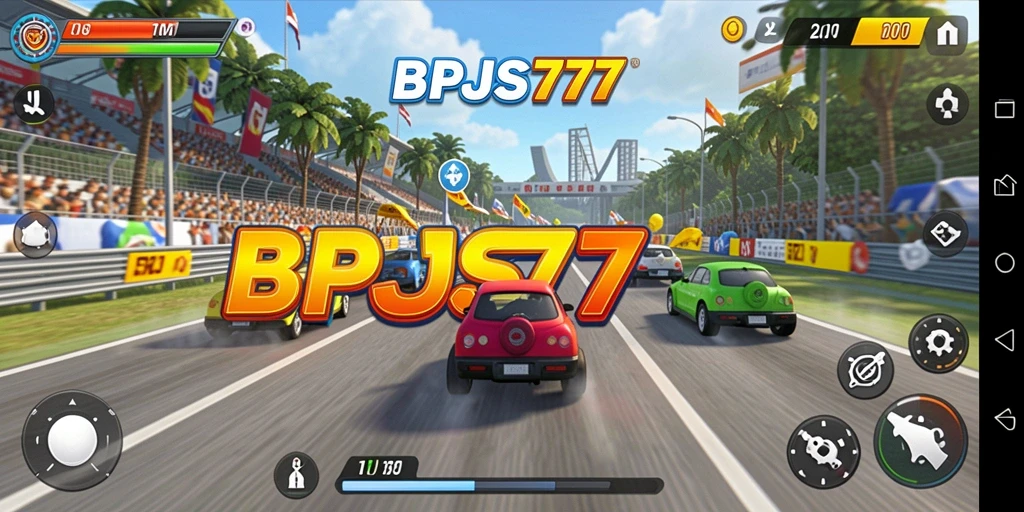 Tangkapan layar gameplay balapan yang mendebarkan dan mendetail.