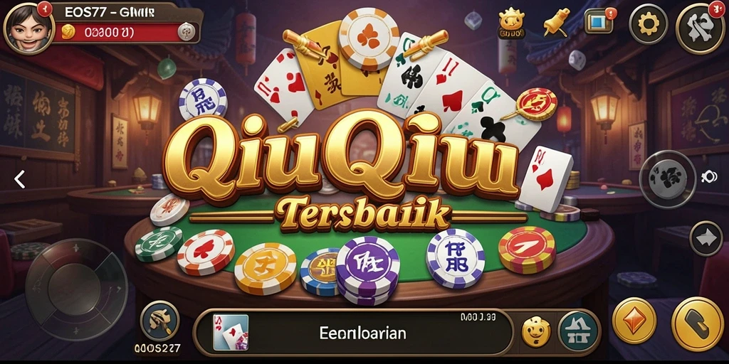 Tampilan menarik dari gameplay QiuQiu EOS77 yang seru dan dinamis.