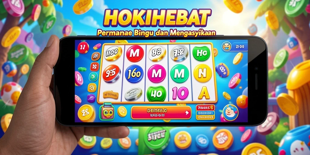 Tampilan gameplay HOKIHEBAT menunjukkan keseruan Bingo yang mengasyikkan.