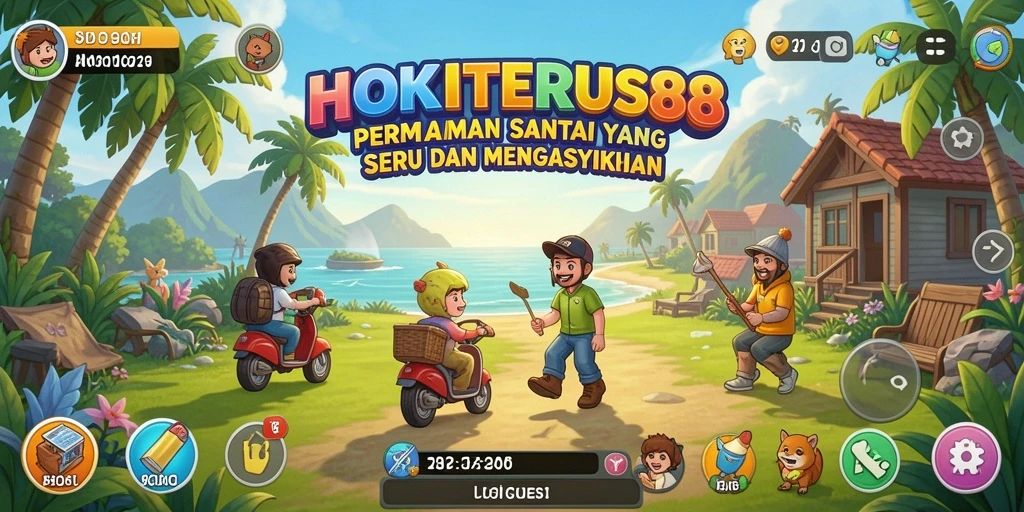 Screenshot gameplay HOKITERUS88 dengan tampilan menarik dan aksi seru.
