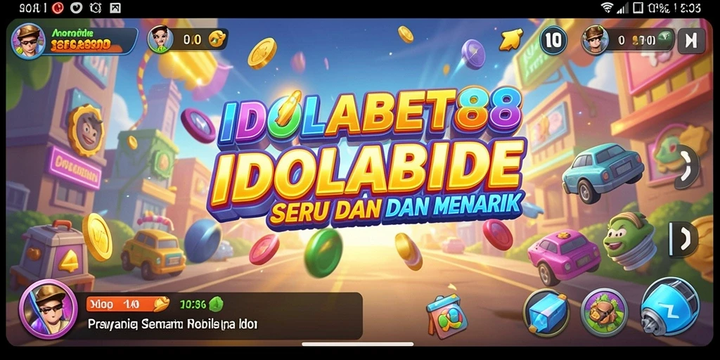 Tampilan menarik gameplay seru dari IDOLABET88.