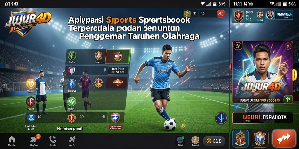 Tampilan menarik dari gameplay Sportsbook JUJUR4D yang interaktif.