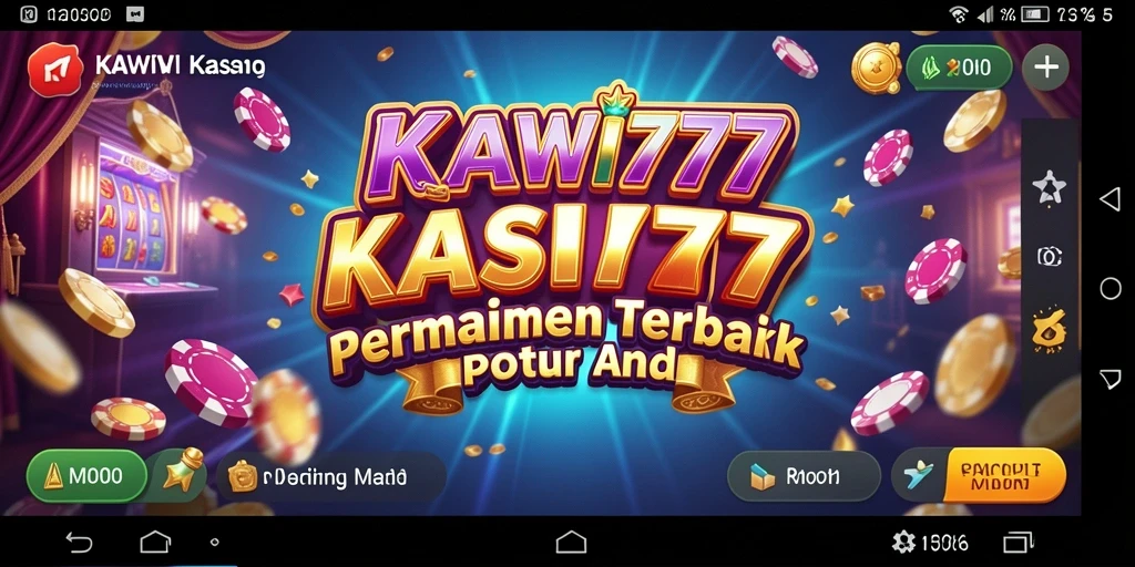 Tampilan permainan Kasino KAWI777 yang penuh warna dan menarik.