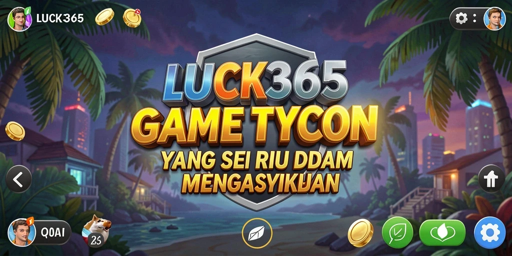 Screenshot utama LUCK365 menampilkan gameplay Tycoon yang menarik.