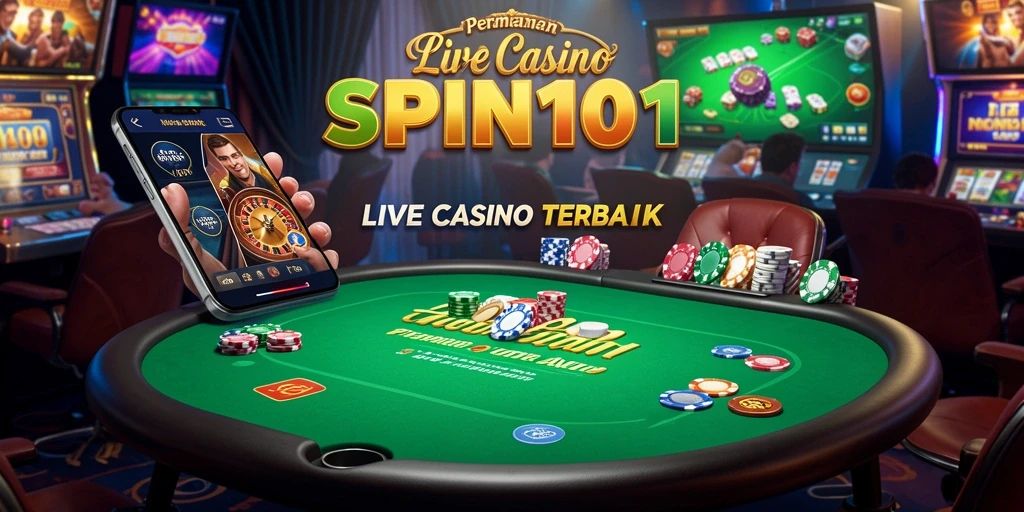 Tampilan interaktif gameplay Live Casino yang mendebarkan dan penuh aksi.